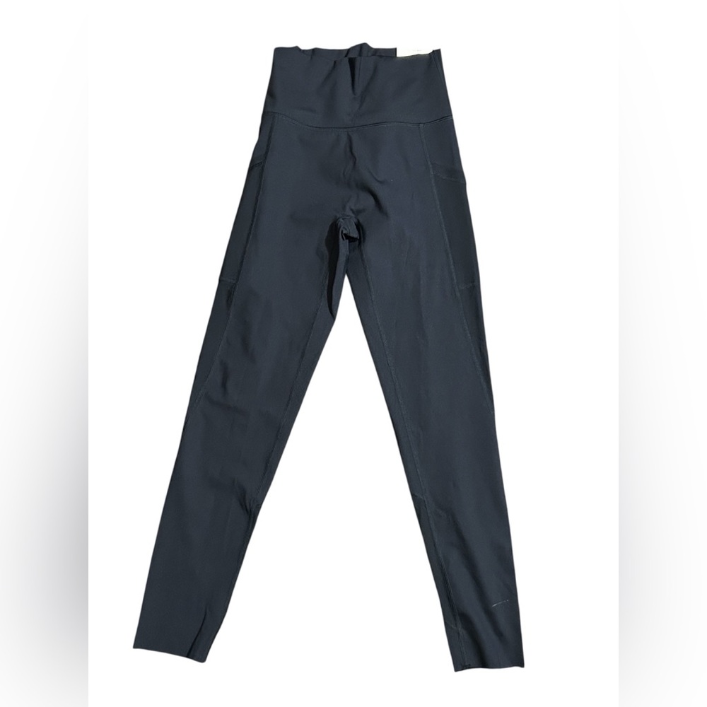 aerie Chill. Play. Move. Black High-Waist Full-Length 7/8 Leggings size medium